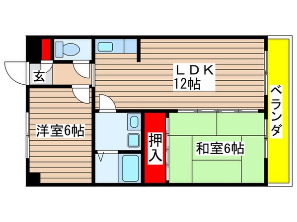 アビタマルフクⅢの物件間取画像